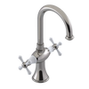 Rubinet Single Hole Dual Handle Lav. Set. (less drain) Polished Nickel
