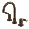 Rubinet Widespread Lav. Set. (less drain) Tuscan Brass