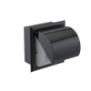 Rubinet RECESSED TOILET PAPER HOLDER Matt Black