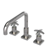 Rubinet Widespread Kitchen Set with Genesis Spout Polished Nickel