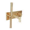 Baril Pressure balanced wall-mounted tub faucet with hand shower