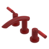 Rubinet Widespread Lav. Set. (less drain) Maroon