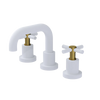 Rubinet Widespread Lav. Set. (less drain) Matt White