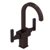 Rubinet Single Hole Dual Handle Lav. Set. (less drain) Oil Rubbed Bronze