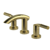 Rubinet Widespread Lav. Set. (less drain) Natural Brass