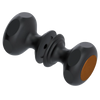 Rubinet Shower Door Knob (set) Matt Black