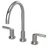 Rubinet Widespread Kitchen Set Polished Nickel