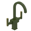 Rubinet Single Hole Dual Handle Lav. Set. (less drain) Green Envy