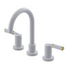 Rubinet Widespread Lav set (less drain) White