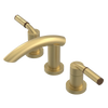 Rubinet Widespread Lav. Set. (less drain) Satin Brass