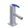 Rubinet Single Control Bidet Fitting (less drain) Satin Chrome