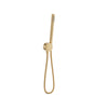 Baril 1-spray anti-limestone hand shower on wall-mounted supply elbow