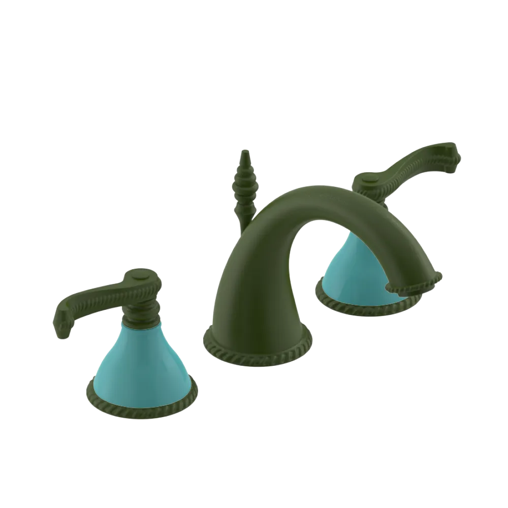 Rubinet Widespread Lav. Set. (less drain) Green Envy