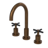 Rubinet Widespread Kitchen Set with LaSalle Spout Tuscan Brass
