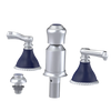 Rubinet Bidet Fitting with Spray, Diverter, and Vacum Breaker (Less Drain) Satin Chrome