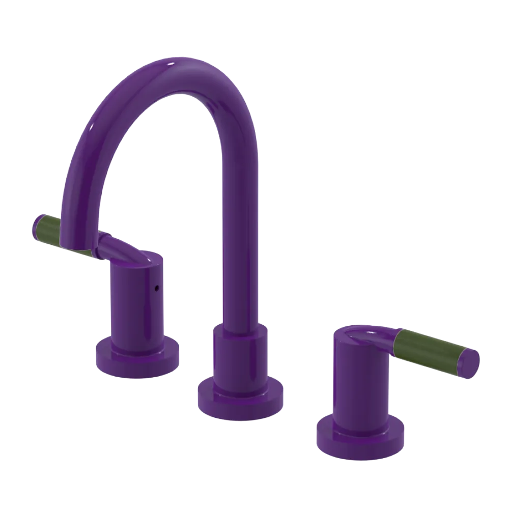 Rubinet Widespread Lav set (less drain) Purple Haze