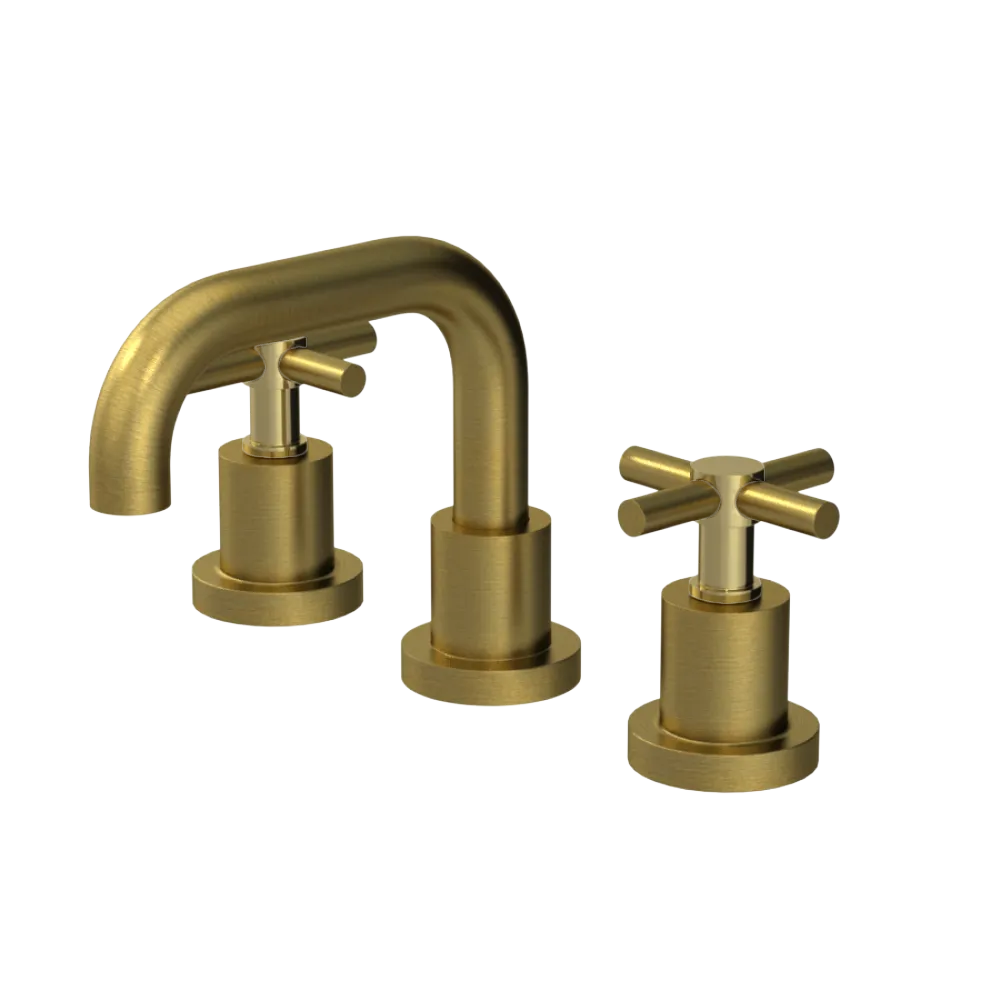 Rubinet Widespread Lav. Set. (less drain) Antique Brass Matt