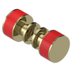 Rubinet Shower Door Knob (set) Natural Brass