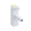 Rubinet Single Control Bidet Fitting (less drain) Matt White