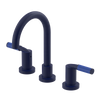 Rubinet Widespread Lav set (less drain) Midnight Blue