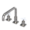 Rubinet Widespread Kitchen Set with Genesis Spout Polished Nickel