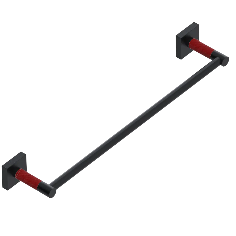 Rubinet 24" TOWEL BAR Matt Black