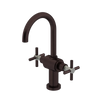 Rubinet Single Hole Dual Handle Lav. Set with LaSalle Spout (less drain) Oil Rubbed Bronze