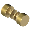 Rubinet Shower Door Knob (set) Satin Brass