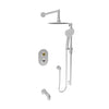 Baril Complete pressure balanced shower kit without handle