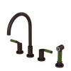 Rubinet Widespread Kitchen Set with Hand Spray Oil Rubbed Bronze