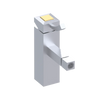 Rubinet Single Control Bidet Fitting (less drain) Satin Chrome