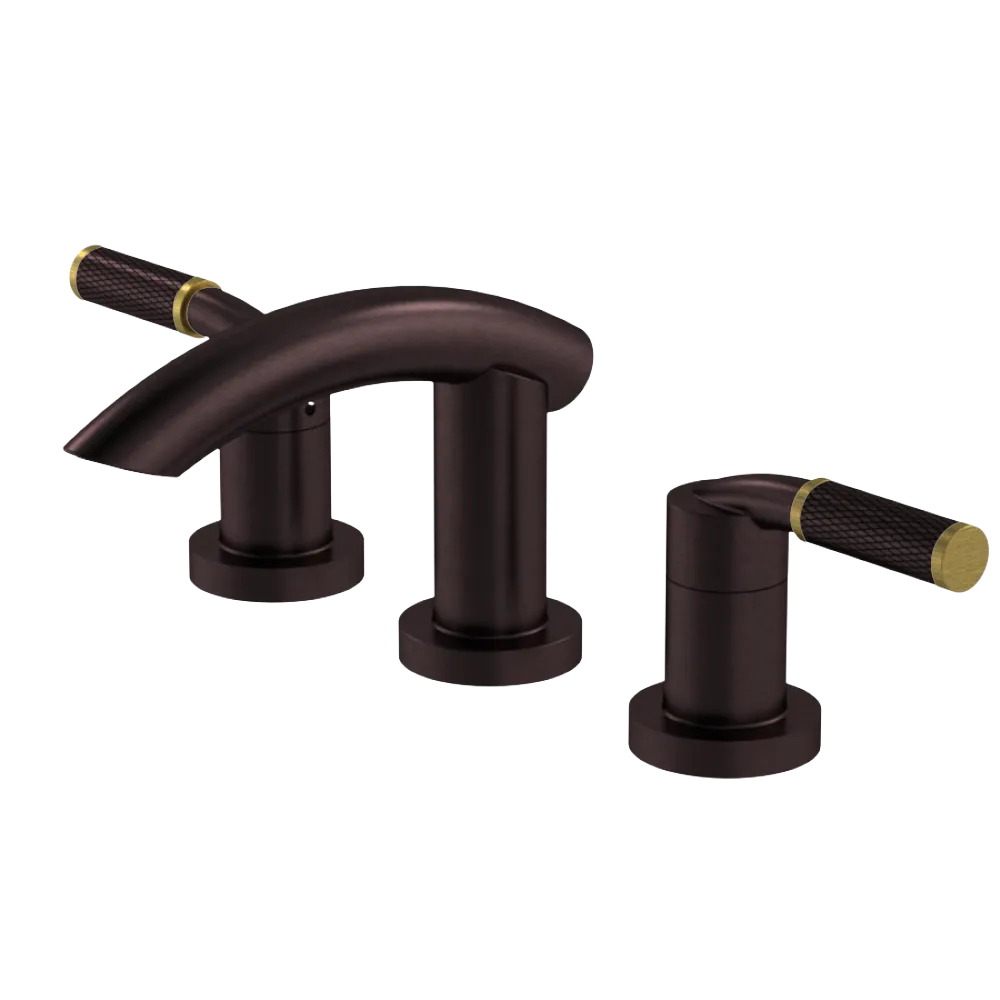 Rubinet Widespread Lav. Set. (less drain) Oil Rubbed Bronze
