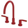 Rubinet Widespread Kitchen Set Red