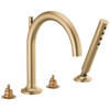 Brizo Roman Tub Faucet With Handshower Less Handles