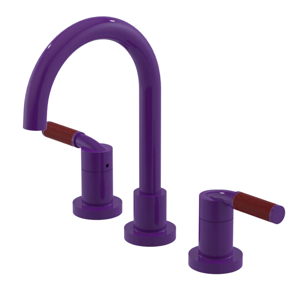 Rubinet Widespread Lav. Set. (less drain) Purple Haze