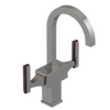 Rubinet Single Hole Dual Handle Lav. Set. (less drain) Polished Nickel
