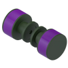 Rubinet Shower Door Knob (set) Green Envy