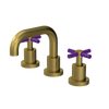 Rubinet Widespread Lav. Set. (less drain) Antique Brass Matt