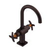 Rubinet Single Hole Dual Handle Lav. Set. (less drain) Oil Rubbed Bronze