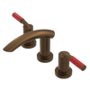 Rubinet Widespread Lav. Set. (less drain) Tuscan Brass