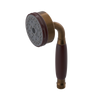 Rubinet 3 Function Hand Held Shower Only Tuscan Brass