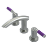Rubinet Widespread Lav. Set. (less drain) Satin Nickel