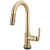 Brizo Smarttouch Pull Down Prep Faucet With Arc Spout Industrial Handle