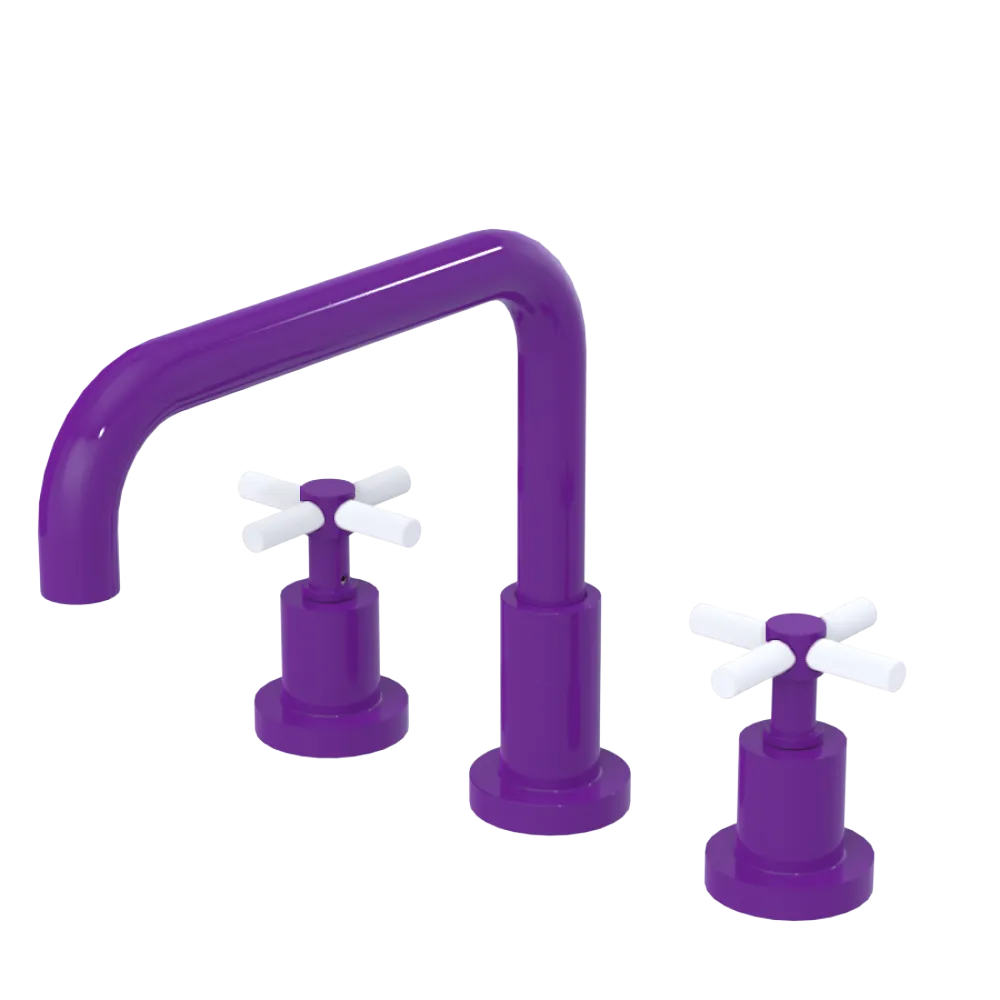Rubinet Widespread Kitchen Set Purple Haze