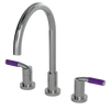 Rubinet Widespread Kitchen Set Satin Nickel