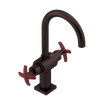 Rubinet Single Hole Dual Handle Lav. Set. (less drain) Oil Rubbed Bronze