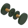Rubinet Shower Door Knob (set) Green Envy