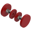 Rubinet Shower Door Knob (set) Maroon
