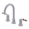 Rubinet Widespread Lav set (less drain) White