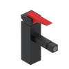 Rubinet Single Control Bidet Fitting (less drain) Matt Black